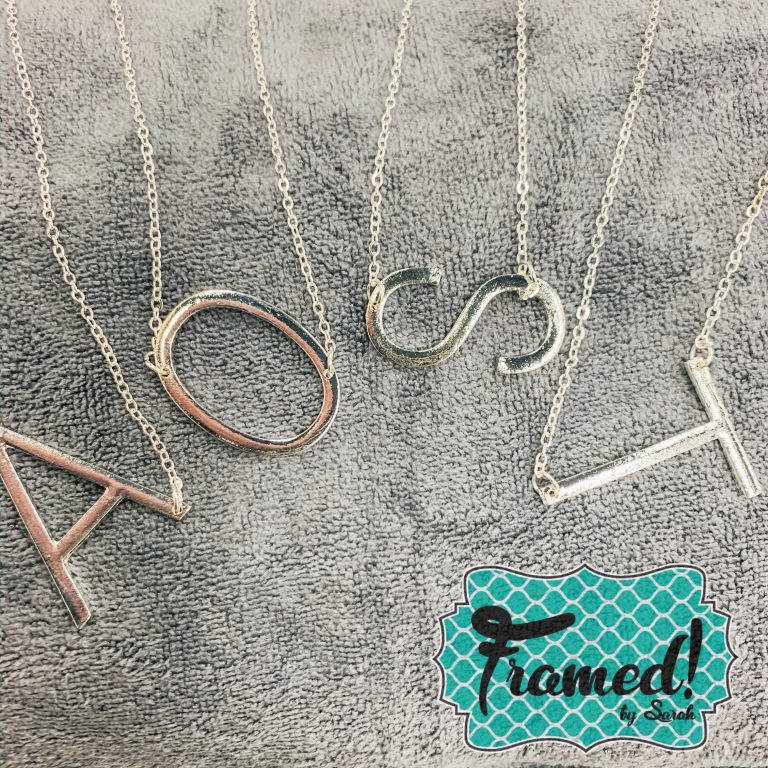 Initial Necklace Stay Cozy December Monogram Box