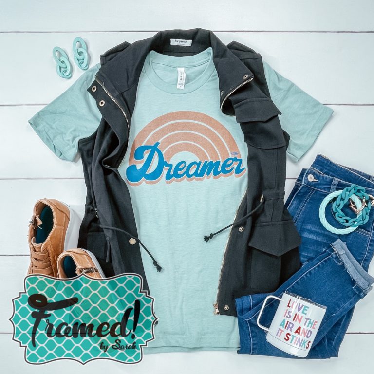 Paired with Pockets February 2022 Dreamer T-Shirt Club 3