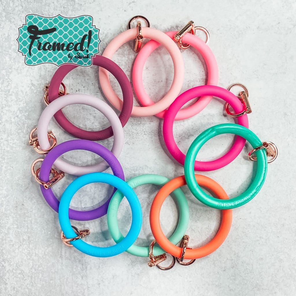 Bangle Bracelet Keyrings in multiple colors