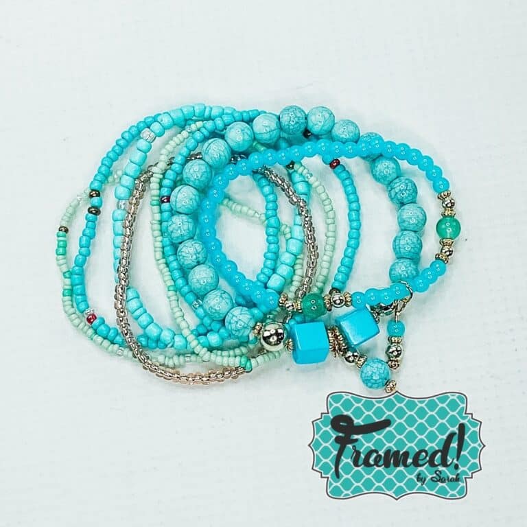 Turquoise Beaded Bracelet Stack