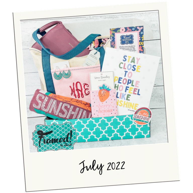 The Monogram Box™ – Framed!