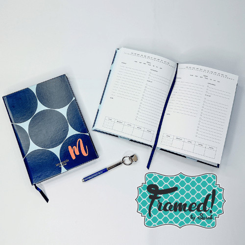 Monogrammed Daily Planner and Pen_August 2023 Monogram Box