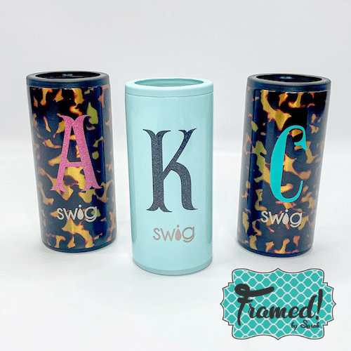 Monogrammed Skinny Can Coolers