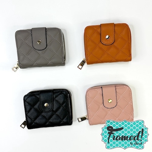 Lucy Quilted Wallets in 4 colors