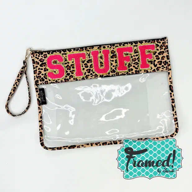 STUFF Clear Zipper Bag